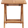 Image de vidaXL Table basse de jardin pliante 40x40x40 cm en bois massif d'acacia
