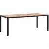 Image de vidaXL Salon de jardin 9 pièces avec coussins Poly rotin noir