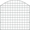 Image de vidaXL Kit de clôture de jardin Convex 77,5x78,5 cm Vert