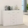 Image de vidaXL Sideboard blanc 88x30x65 cm bois composite