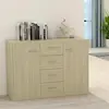 Image de vidaXL Sideboard chêne Sonoma 88x30x65 cm bois composite