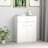 Image de vidaXL Sideboard Blanc 60x30x75 cm Bois composite