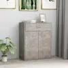 Image de vidaXL Sideboard gris béton 60x30x75 cm Bois composite