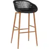 Image de vidaXL Tabouret de bar 2 pcs. noir