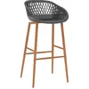 Image de vidaXL Tabouret de bar 2 pcs. Gris