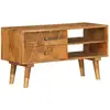 Image de Meuble Tv 85x35x47 Cm Bois Massif De Manguier Vidaxl