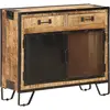 Image de Buffet 80x31x71 Cm Bois De Manguier Massif Brut Vidaxl