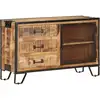 Image de Vidaxl - Buffet 100x31x60 Cm Bois De Manguier Massif Brut