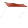 Image de vidaXL Store rétractable 300×150 cm Orange et brun