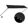 Image de vidaXL Store rétractable avec LED 350×150 cm Anthracite