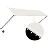 Image de vidaXL Store rétractable avec LED 350×150 cm Crème