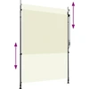 Image de vidaXL Store extérieur 150 x 270 cm Crème