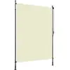 Image de Vidaxl   Store Banne Roulant D'Extérieur 150 X 270 Cm   Tissu 100% Polyester Avec Revêtement Pa   Hauteur Réglable 225 À 275 Cm   Système À Manivelle