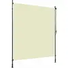 Image de Store Roulant D'Extérieur 200 X 270 Cm Crème Vidaxl