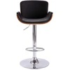 Image de vidaXL Tabouret de bar noir similicuir