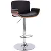 Image de Vidaxl - Tabouret De Bar Noir Similicuir