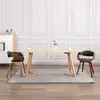 Image de Vidaxl - Chaises À Manger Lot De 2 Bois Courbé Et Tissu Gris