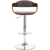 Image de vidaXL Tabouret de bar contreplaqué et tissu taupe