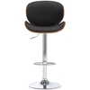 Image de vidaXL Tabouret de bar noir similicuir