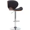 Image de Vidaxl - Tabouret De Bar Noir Similicuir
