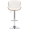 Image de vidaXL Tabouret de bar blanc similicuir