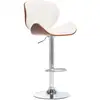 Image de Vidaxl - Tabouret De Bar Blanc Similicuir