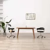 Image de Vidaxl - Chaise Pivotante À Manger Noir Bois Courbé Et Similicuir