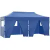 Image de Vidaxl - Tente De Réception Pliable Avec 4 Parois 3x6 M Acier Bleu