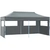 Image de Vidaxl - Tente De Réception Pliable Avec 4 Parois 3x6 M Acier Anthracite