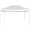 Image de vidaXL Tente de réception pliante 3x4,5 m blanche