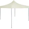 Image de Tente De Réception Pliable Professionnelle 2x2 M Acier Crème
