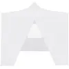 Image de vidaXL Tente de réception professionnelle Pliable avec 4 parois latérales 2×2m Acier blanc