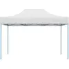 Image de vidaXL Tente de réception professionnelle pliable 280x410x315 cm Acier blanc
