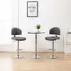 Image de Vidaxl - Tabourets De Bar Lot De 2 Gris Similicuir