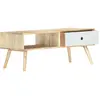 Image de vidaXL Table basse 90×50×40 cm en bois massif de manguier