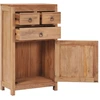 Image de vidaXL Buffet 50x30x90 cm bois massif teck