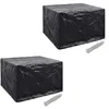 Image de Housses De Salon De Jardin 2 Pcs Rotin 8  illets 113x113 Cm Vidaxl