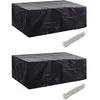 Image de Housses De Salon De Jardin 2 Pcs 8  illets 200x160x70 Cm Vidaxl