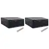 Image de Housses De Salon De Jardin 2 Pcs 10  illets 260x260x90 Cm Vidaxl