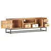 Image de vidaXL Armoire TV 120x30x40 cm Vieux bois massif
