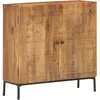 Image de Buffet 75 X 30 X 75 Cm Bois De Manguier Massif Vidaxl
