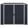 Image de vidaXL Abri de jardin anthracite 195x198x159 cm Acier galvanisé