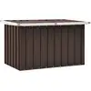 Image de Boîte De Rangement De Jardin Marron 109x67x65 Cm