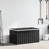 Image de vidaXL Coffre de jardin anthracite 129x67x65 cm