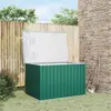 Image de vidaXL Coffre de jardin vert 149x99x93 cm