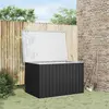Image de vidaXL Coffre de jardin anthracite 149x99x93 cm