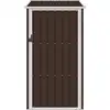 Image de vidaXL Abri de jardin brun 87x98x159 cm Acier galvanisé