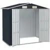 Image de vidaXL Abri de jardin anthracite 205x129x183 cm Acier galvanisé