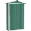 Image de vidaXL Abri de jardin vert 116x45x175 cm Acier galvanisé