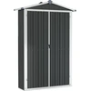 Image de vidaXL Abri de jardin anthracite 116x45x175 cm Acier galvanisé